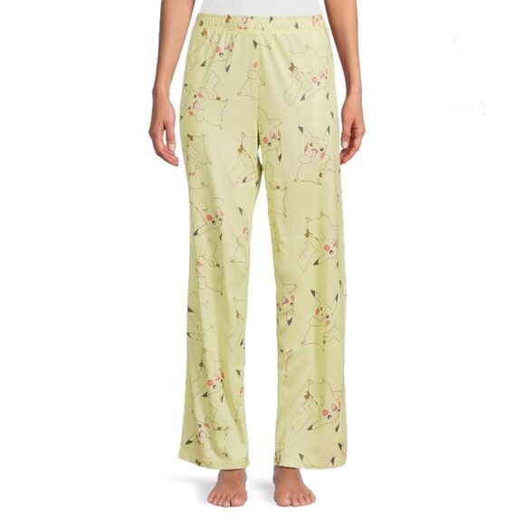 Women’s Juniors Pokemon Pikachu Print Lounge Pajama Sleep Pants Size XS - Picture 3 of 5